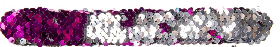 klaparmband fuchsia/zilver 22 x 2
