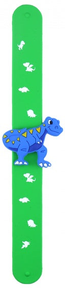 klaparmband T-rex groen/blauw 22