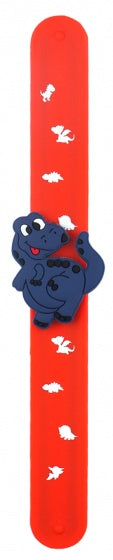 klaparmband T-rex rood/donkerblauw 22