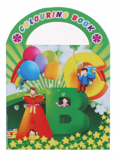 kleurboek letters 9 cm