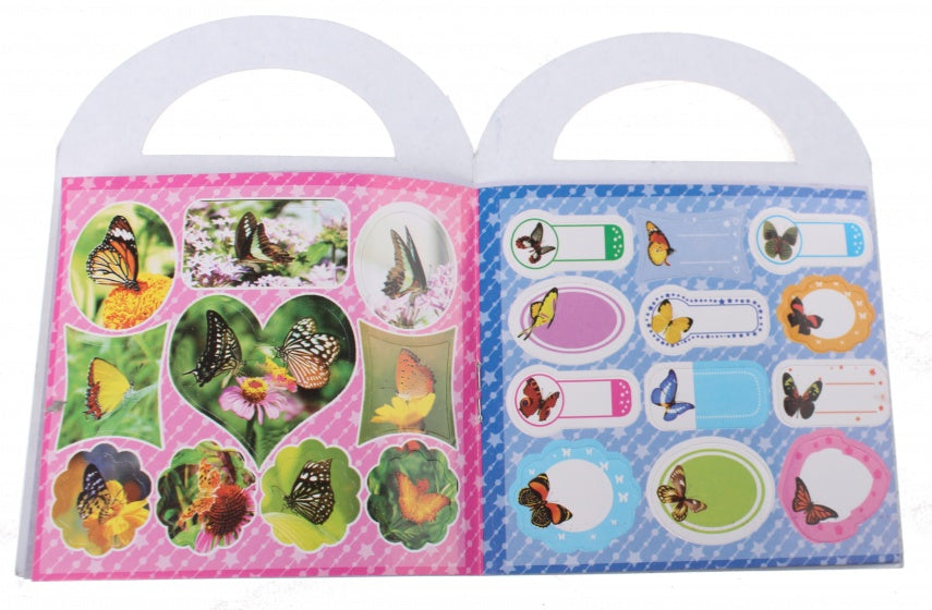 kleurboek vlinders 9 cm