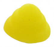 kneedfiguur neon drol 3 x 4 cm geel