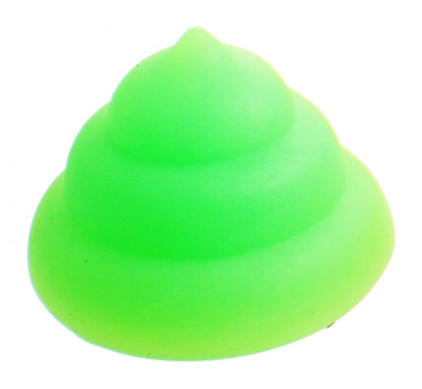 kneedfiguur neon drol 3 x 4 cm groen