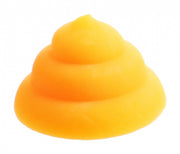 kneedfiguur neon drol 3 x 4 cm oranje