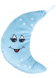 knuffel maan 20 cm blauw