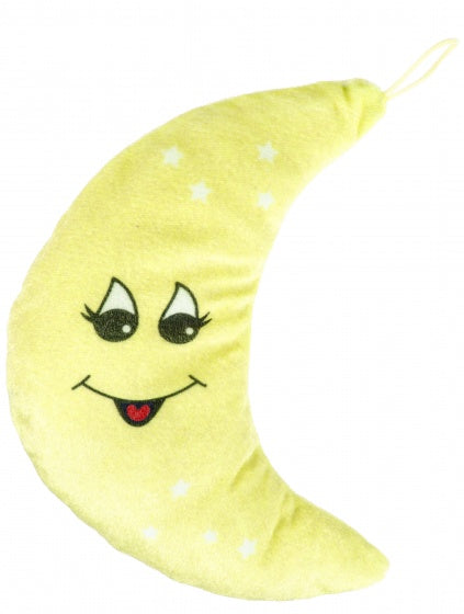 knuffel maan 20 cm geel