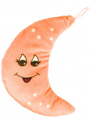 knuffel maan 20 cm oranje