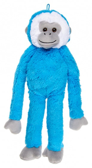 knuffelaap 45 cm blauw