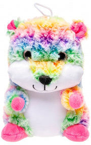 knuffelbeer 20 cm multicolor/roze