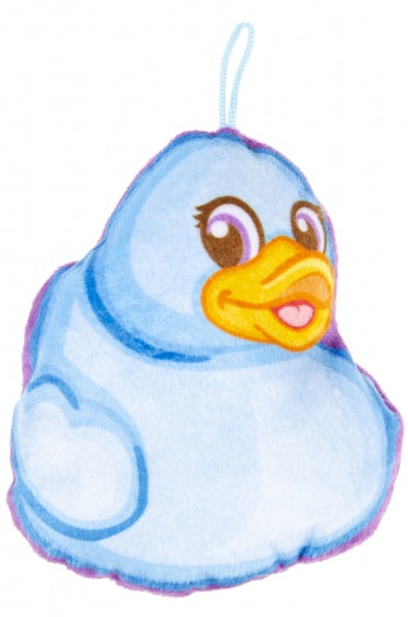 knuffeleendje 14 cm blauw