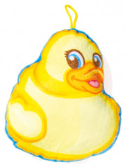knuffeleendje 14 cm geel