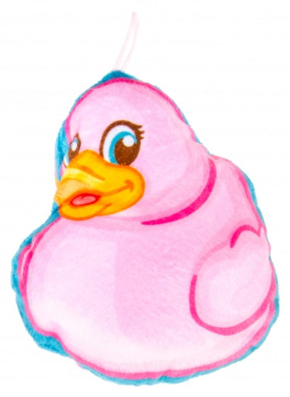 knuffeleendje 14 cm roze