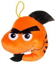 knuffelhaai 12 cm oranje
