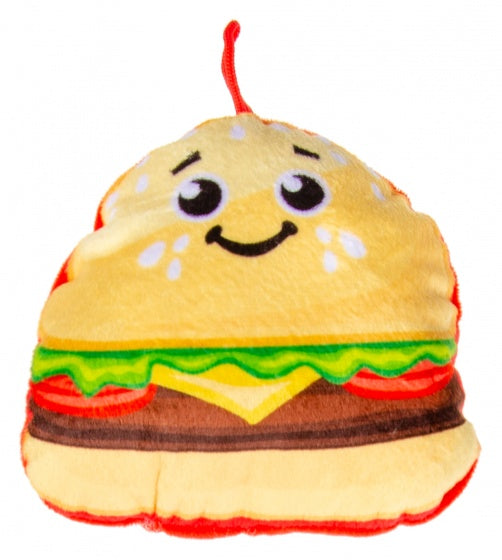 knuffelhamburger 14 cm multicolor