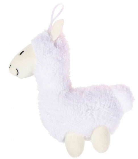 knuffellama pluche 16 cm wit