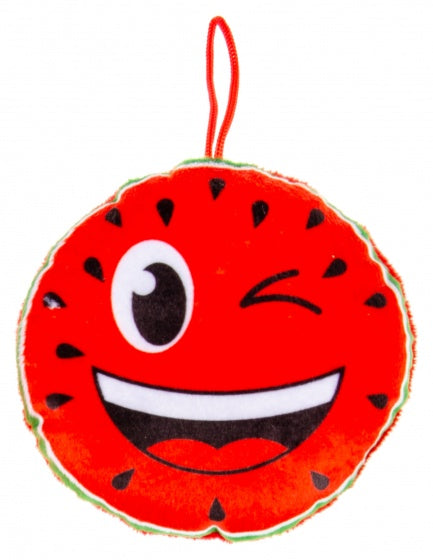 knuffelmeloen 12 cm rood