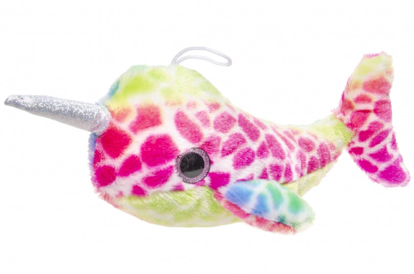 knuffelnarwal 30 cm gevlekt multicolor