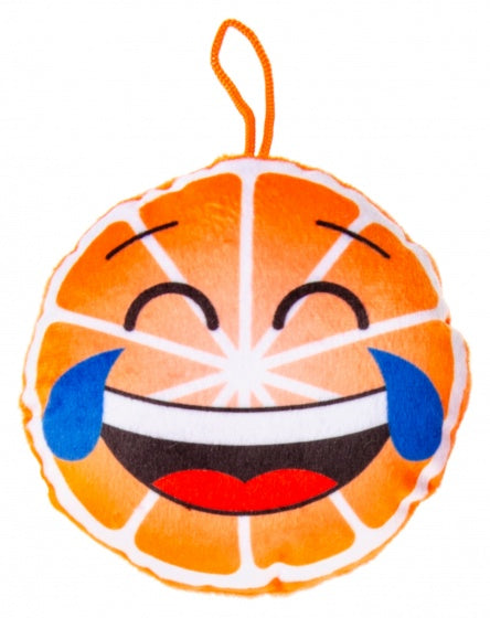 knuffelsinaasappel 12 cm oranje
