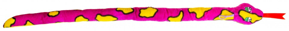 knuffelslang 71 cm paars