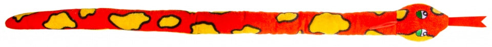 knuffelslang 71 cm rood
