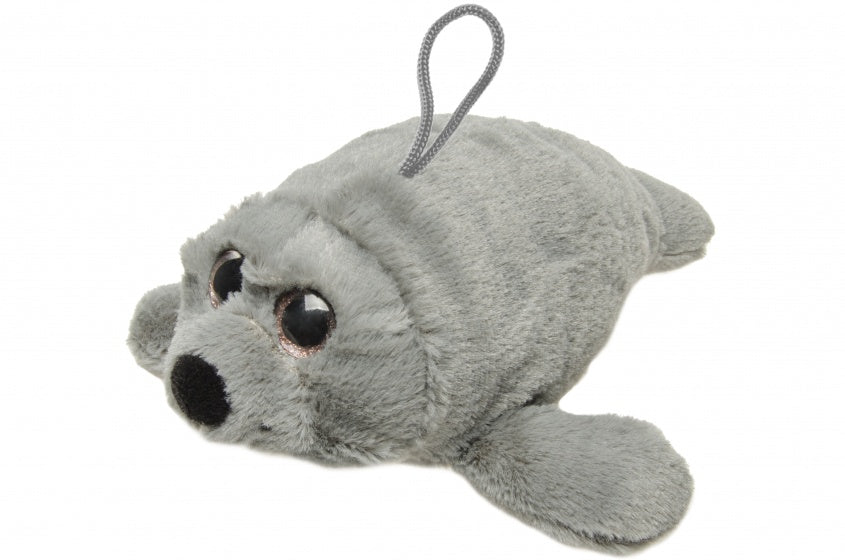 knuffelzeehond 28 cm grijs