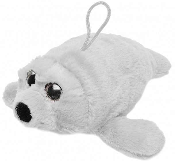 knuffelzeehond 28 cm wit