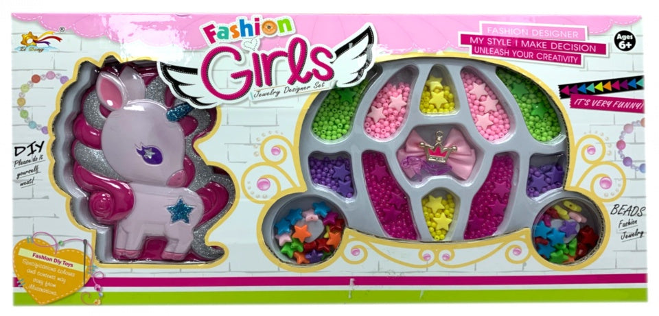 kralenset 'Fashion Girls' eenhoorn multicolor