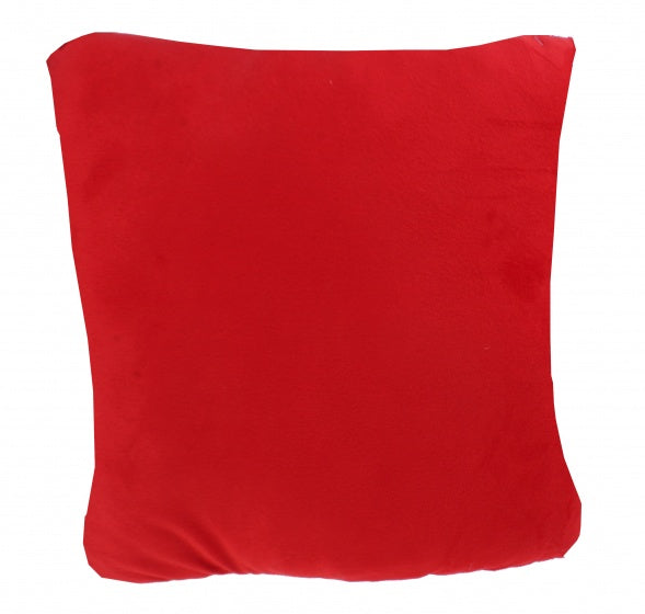 kussen met pailletten 29 cm rood-blauw-roze