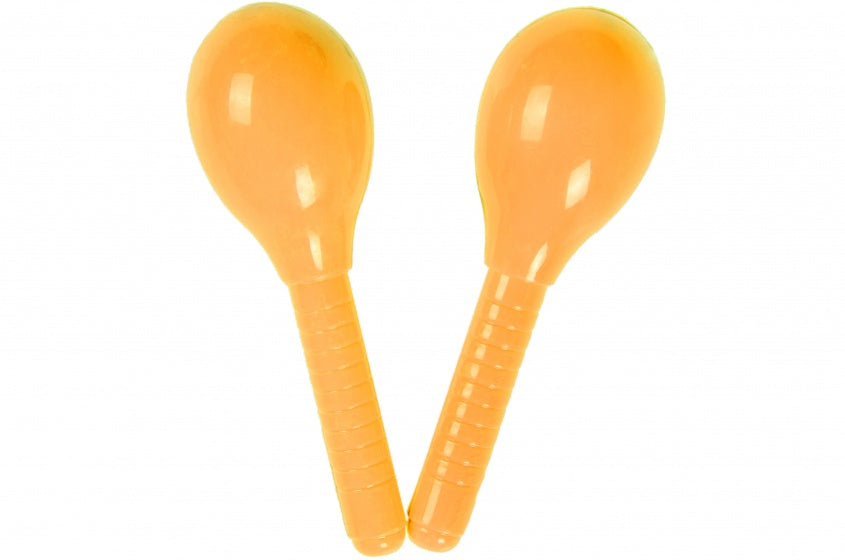 maracas 11 cm geel