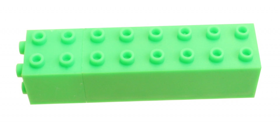 markeerstift bouwsteen groen 8 cm