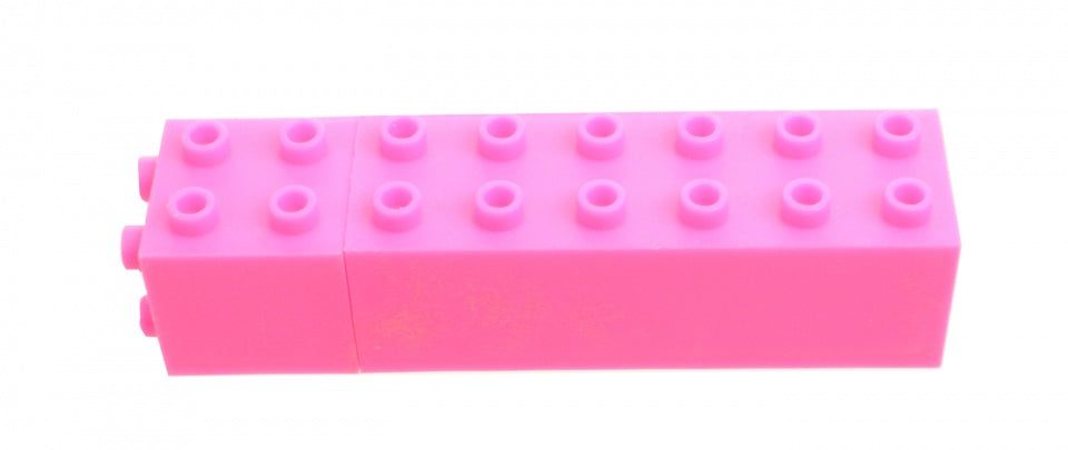 markeerstift bouwsteen roze 8 cm