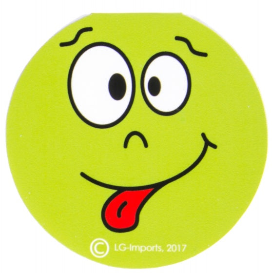 memoblok smiley 8 cm groen