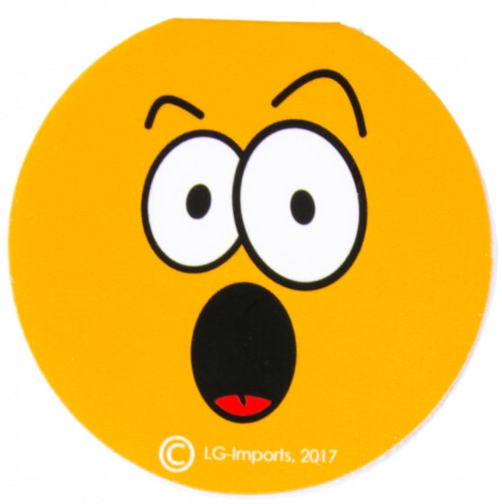 memoblok smiley 8 cm oranje