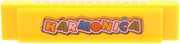 mondharmonica 13 tonen 13 cm geel