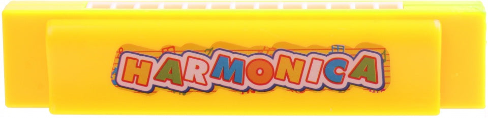 mondharmonica 13 tonen 13 cm geel
