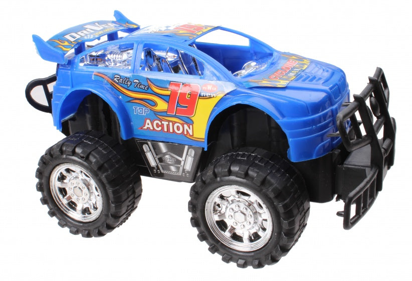 monstertruck powercar blauw 14 cm