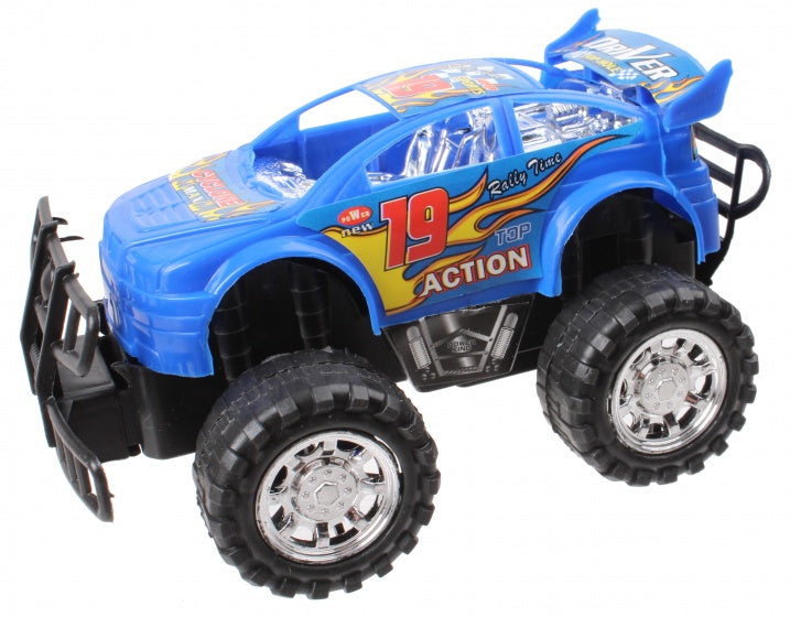 monstertruck powercar blauw 14 cm