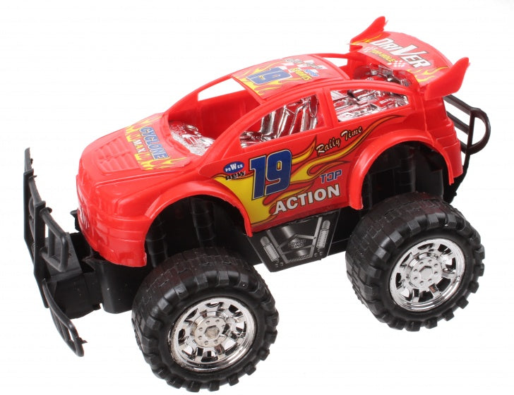 monstertruck powercar rood 14 cm