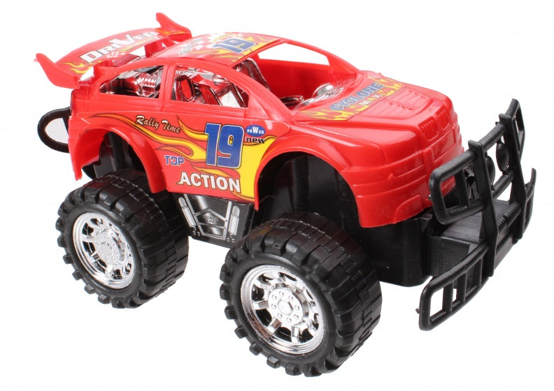 monstertruck powercar rood 14 cm