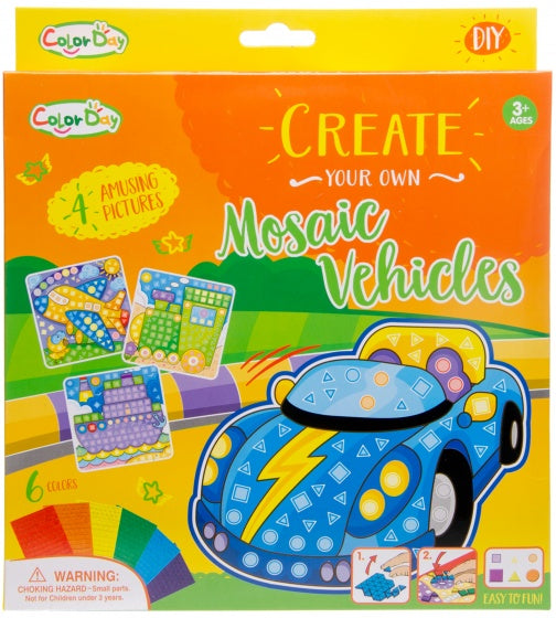 mozaïekset voertuigen foamstickers 700+ stickers