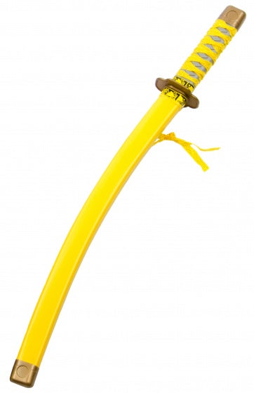 ninjazwaard met schede jongens 58 cm geel
