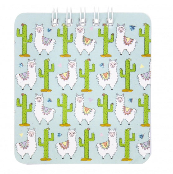 notitieboekje alpacas 9 cm groen