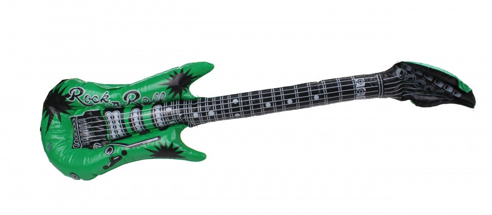 opblaasbare gitaar groen 85 cm