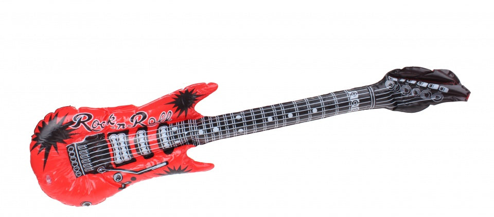 opblaasbare gitaar rood 85 cm