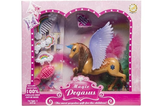 paard met accessoires 6-delig