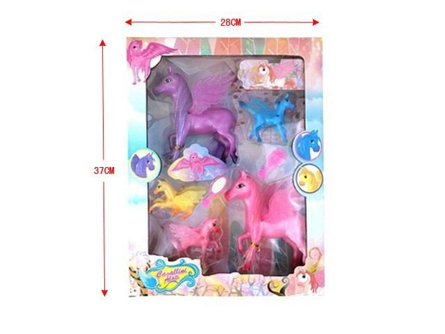 pegasus set 5 paarden