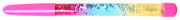 pen met bewegende glitters 18 cm paars