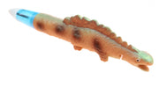 pen met wiebel dino bruin 20 cm