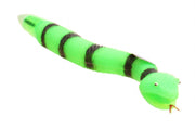 pen met wiebel slang groen 20 cm
