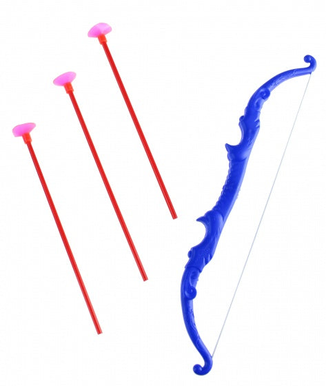 pijl-en-boogset 4-delig blauw
